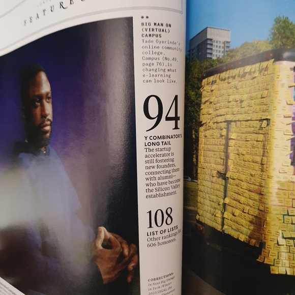 Fast Company Magazine March April 2024 50 Most Innovative Companies Purple Reign - Picture 4 of 4